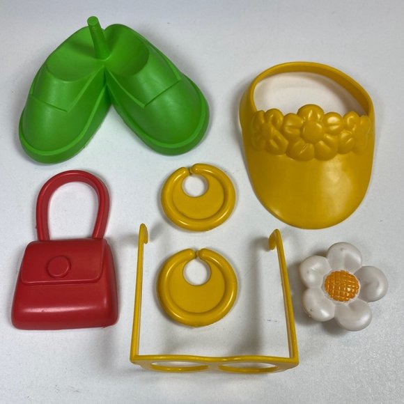 Mrs Potato Head Playskool 2251 Sunvisor Earrings Purse Flower Used Box Included - Picture 8 of 12